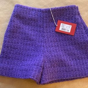 NWT VALENTINO TWEED SHORTS
